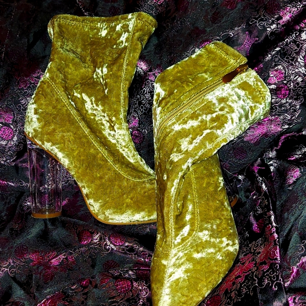 Velvet Booties
